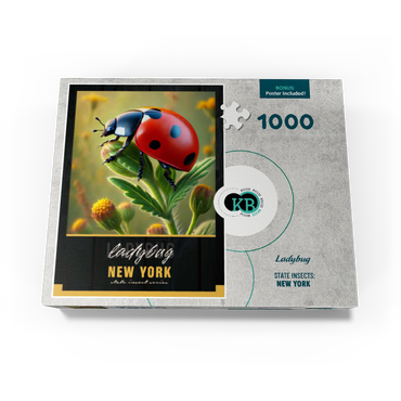 New York, Ladybug: State Insects Series 1000 Jigsaw Puzzle box view3