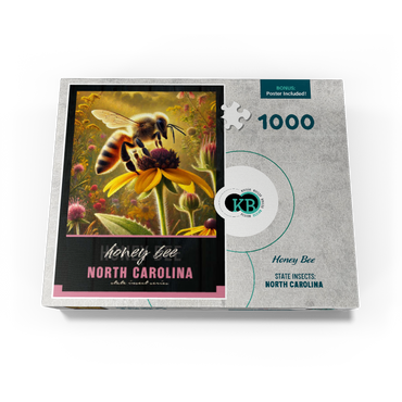 North Carolina, Honey Bee: State Insects Series 1000 Jigsaw Puzzle box view3