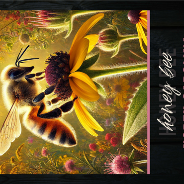 North Carolina, Honey Bee: State Insects Series 1000 Jigsaw Puzzle 3D Modell
