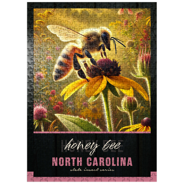 puzzleplate North Carolina, Honey Bee: State Insects Series 500 Jigsaw Puzzle