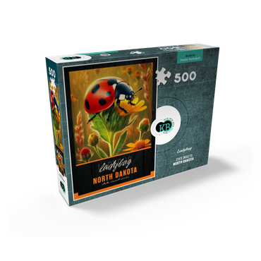 North Dakota, Ladybug: State Insects Series 500 Jigsaw Puzzle box view2