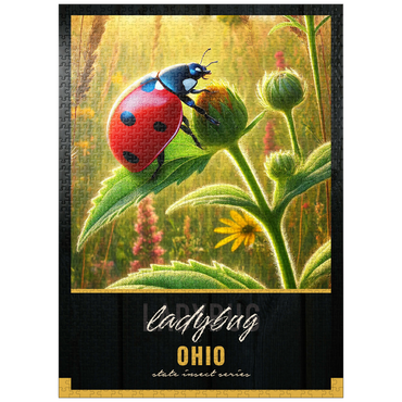 puzzleplate Ohio, Ladybug: State Insects Series 1000 Jigsaw Puzzle