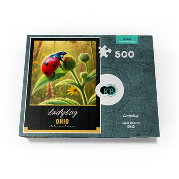 Ohio, Ladybug: State Insects Series 500 Jigsaw Puzzle box view3
