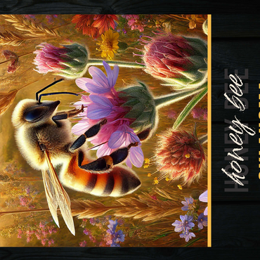 Oklahoma, Honey Bee: State Insects Series 500 Jigsaw Puzzle 3D Modell