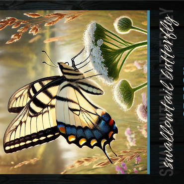 Oregon, Swallowtail Butterfly: State Insects Series 1000 Jigsaw Puzzle 3D Modell