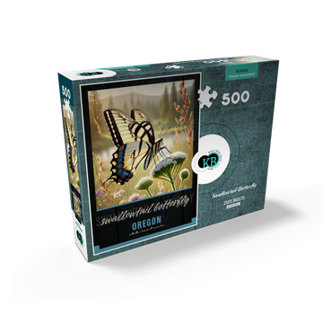 Oregon, Swallowtail Butterfly: State Insects Series 500 Jigsaw Puzzle box view2