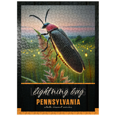 puzzleplate Pennsylvania, Lightning Bug: State Insects Series 500 Jigsaw Puzzle