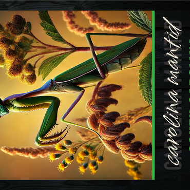 South Carolina, Carolina Mantid: State Insects Series 1000 Jigsaw Puzzle 3D Modell