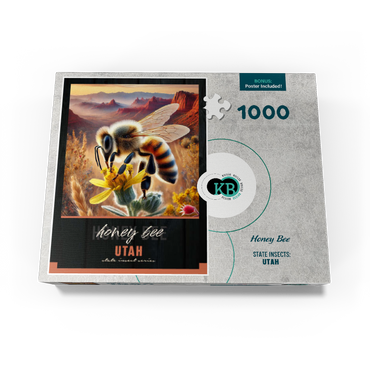 Utah, Honey Bee: State Insects Series 1000 Jigsaw Puzzle box view3