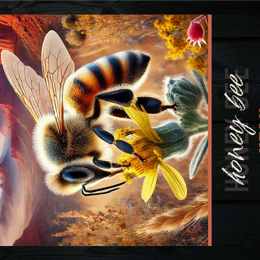 Utah, Honey Bee: State Insects Series 1000 Jigsaw Puzzle 3D Modell