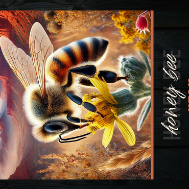 Utah, Honey Bee: State Insects Series 500 Jigsaw Puzzle 3D Modell