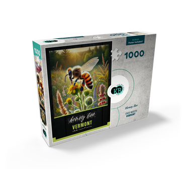 Vermont, Honey Bee: State Insects Series 1000 Jigsaw Puzzle box view2