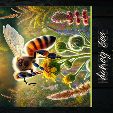 Vermont, Honey Bee: State Insects Series 1000 Jigsaw Puzzle 3D Modell