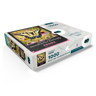 Virginia, Eastern Tiger Swallowtail Butterfly: State Insects Series 1000 Jigsaw Puzzle box view1