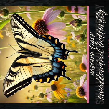 Virginia, Eastern Tiger Swallowtail Butterfly: State Insects Series 1000 Jigsaw Puzzle 3D Modell