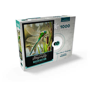 Washington, Green Darner Dragonfly: State Insects Series 1000 Jigsaw Puzzle box view2