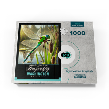 Washington, Green Darner Dragonfly: State Insects Series 1000 Jigsaw Puzzle box view3