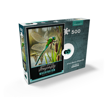 Washington, Green Darner Dragonfly: State Insects Series 500 Jigsaw Puzzle box view2