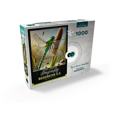 Washington D.C., Green Darner Dragonfly: State Insects Series 1000 Jigsaw Puzzle box view2