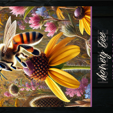 Wisconsin, Honey Bee: State Insects Series 1000 Jigsaw Puzzle 3D Modell