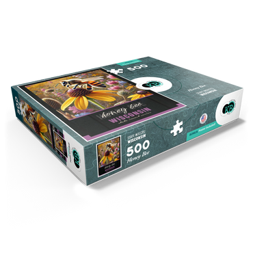 Wisconsin, Honey Bee: State Insects Series 500 Jigsaw Puzzle box view1
