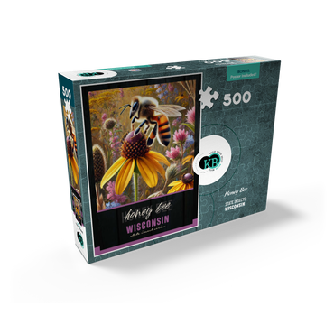 Wisconsin, Honey Bee: State Insects Series 500 Jigsaw Puzzle box view2