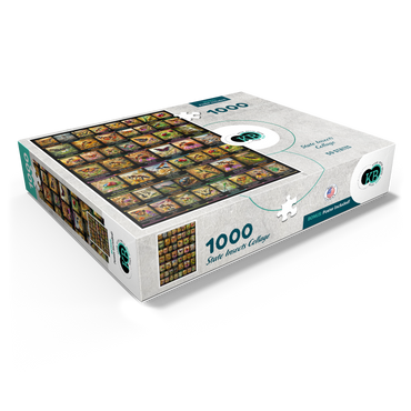 Collage: State Insects Poster, vol.1 1000 Jigsaw Puzzle box view1