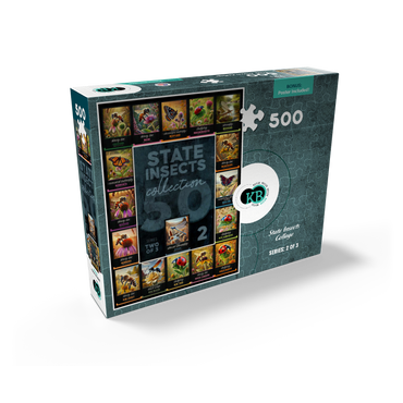 Collage: State Insects Series, Part 2 of 3 500 Jigsaw Puzzle box view2