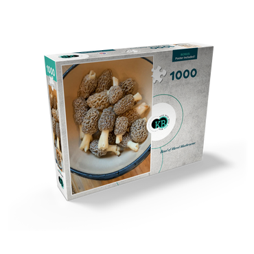 Bowl of Morel Mushrooms 1000 Jigsaw Puzzle box view2
