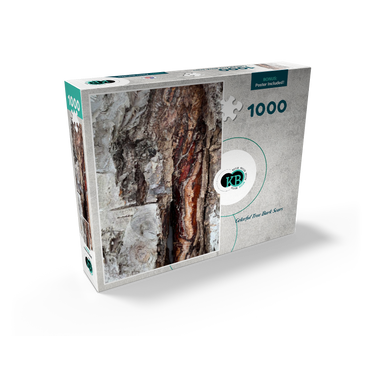 Colorful Tree Bark Scars 1000 Jigsaw Puzzle box view2