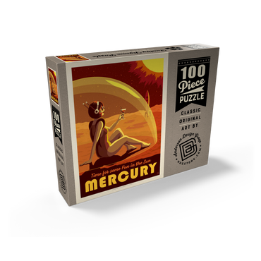 Mercury: Fun In The Sun, Vintage Poster 100 Jigsaw Puzzle box view2