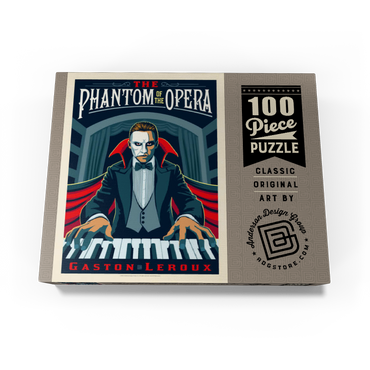 The Phantom Of The Opera: Gaston Laroux, Vintage Poster 100 Jigsaw Puzzle box view3