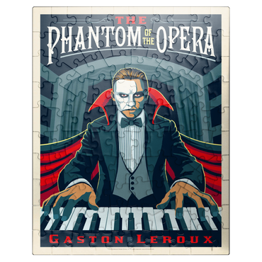puzzleplate The Phantom Of The Opera: Gaston Laroux, Vintage Poster 100 Jigsaw Puzzle