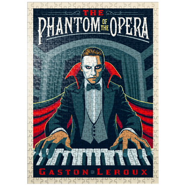 puzzleplate The Phantom Of The Opera: Gaston Laroux, Vintage Poster 500 Jigsaw Puzzle