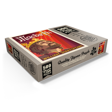 MacBeth: William Shakespeare, Vintage Poster 500 Jigsaw Puzzle box view1