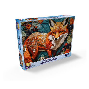 Patchwork Fox 500 Jigsaw Puzzle box view2