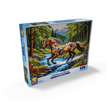 Patchwork Horse 500 Jigsaw Puzzle box view2