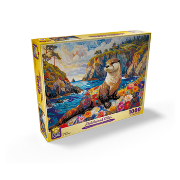 Patchwork Otter 1000 Jigsaw Puzzle box view2