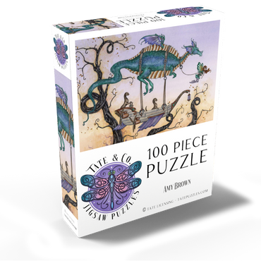 The Voyage Airship - Amy Brown 100 Jigsaw Puzzle box view2