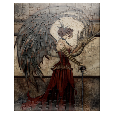 puzzleplate Court Of The Dragon Fairy - Amy Brown 100 Jigsaw Puzzle