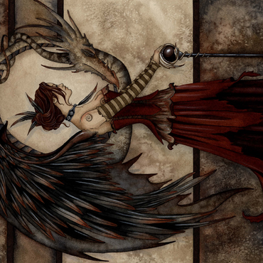 Court Of The Dragon Fairy - Amy Brown 500 Jigsaw Puzzle 3D Modell