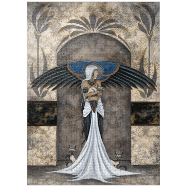 puzzleplate Keeper Of Cats Fairy - Amy Brown 1000 Jigsaw Puzzle