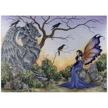 puzzleplate The Stone Guardian Fairy - Amy Brown 1000 Jigsaw Puzzle