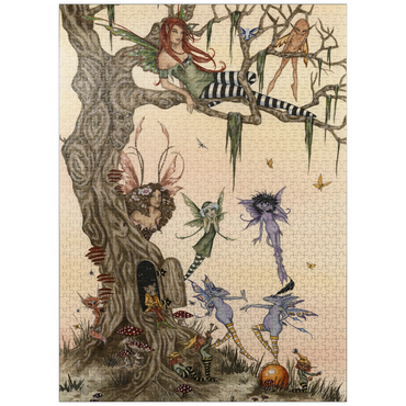 puzzleplate The Dormouses House Warming Party Fairies - Amy Brown 1000 Jigsaw Puzzle