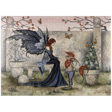 puzzleplate Gossip Fairy - Amy Brown 1000 Jigsaw Puzzle