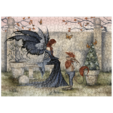 puzzleplate Gossip Fairy - Amy Brown 500 Jigsaw Puzzle