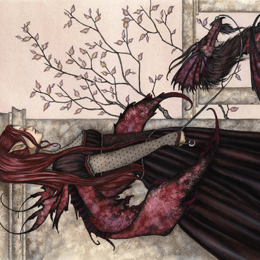 A Faery And Her Pet Dragon - Amy Brown 1000 Jigsaw Puzzle 3D Modell