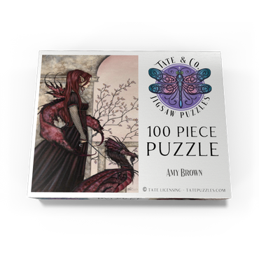 A Faery And Her Pet Dragon - Amy Brown 100 Jigsaw Puzzle box view3