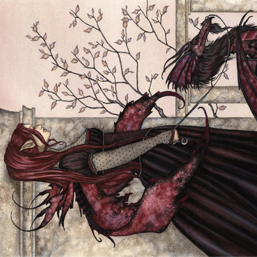 A Faery And Her Pet Dragon - Amy Brown 100 Jigsaw Puzzle 3D Modell