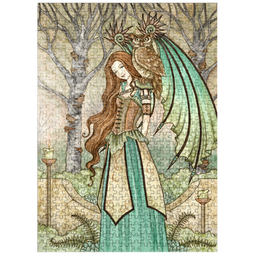 puzzleplate Garden of wisdom Fairy - Amy Brown 500 Jigsaw Puzzle